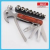 multi function nail hammer with wood hand