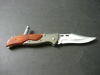 pocket knife,with colour wooden inserted handle